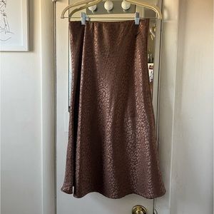 Urban Outfitters midi polyester skirt - size L, fits like M